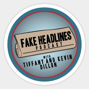 Fake Headlines Podcast Sticker